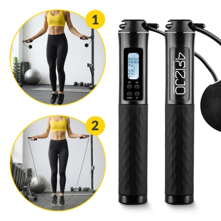 Coardă de sărit cu contor și bile