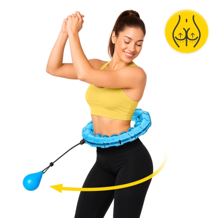 Hula Hop cu greutate și masaj