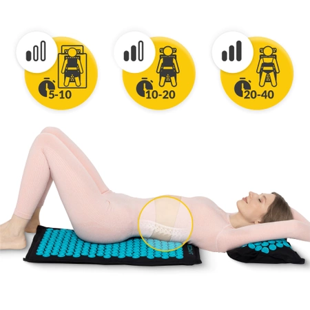 Covoraș de presopunctură ECO cu coji de hrișcă și nucă de cocos