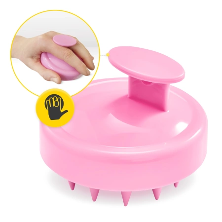 Perie din silicon pentru masajul scalpului