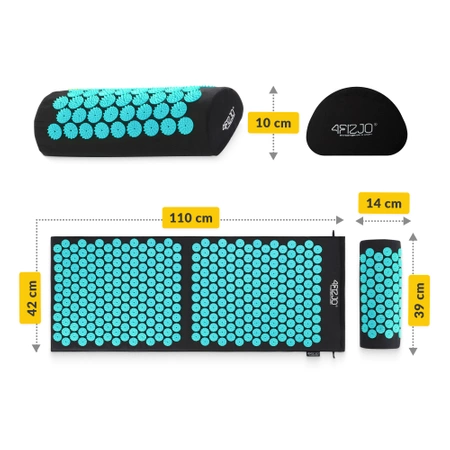 Covoraș clasică de presopunctură de mărime mare cu pernă XL