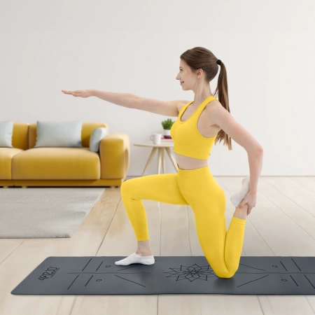 Saltea de exerciții din cauciuc anti-alunecare 4 mm