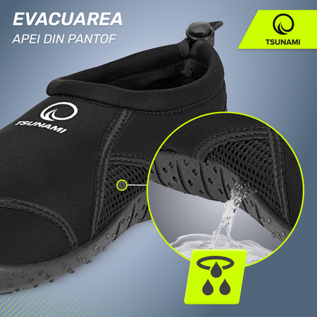 Pantofi de apă TSUNAMI Slip-on mărimea 43