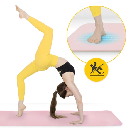 Saltea de exerciții TPE anti-alunecare 0,6 cm