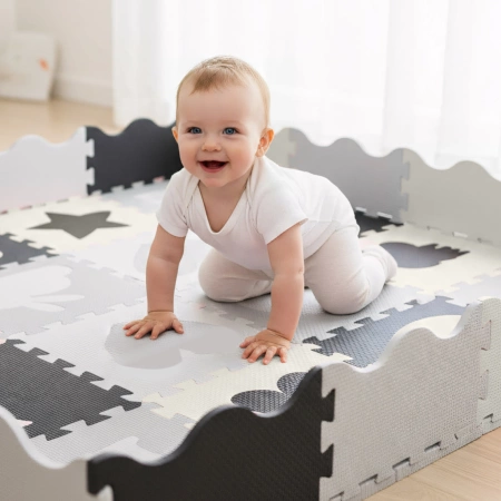 Set de puzzle din spumă 150x150 - „Animale”