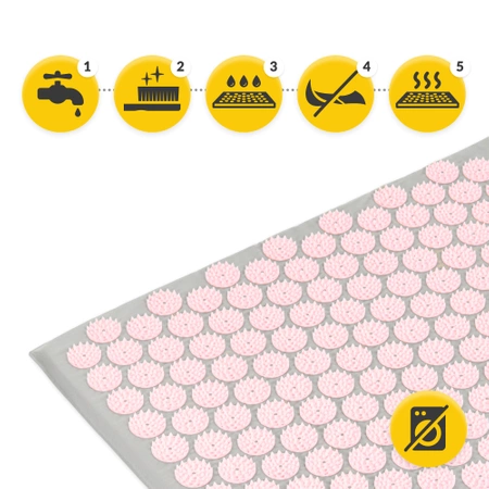 Covoraș de presopunctură ECO cu coji de hrișcă și nucă de cocos