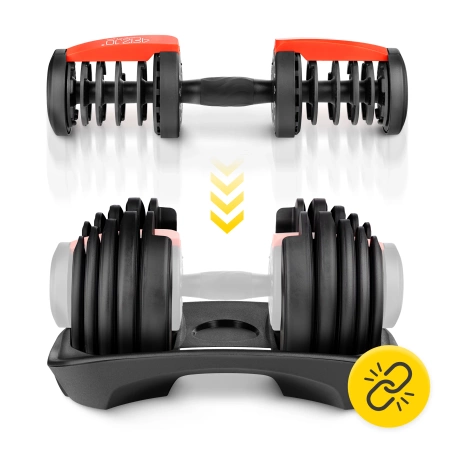 Halteră reglabilă Premium 24 kg