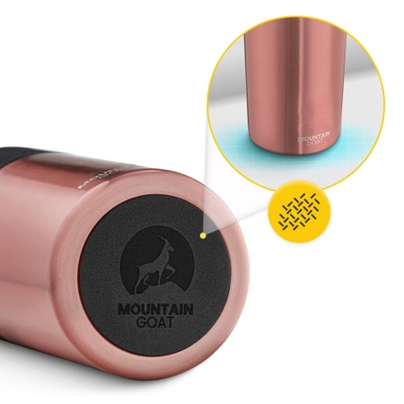 Cana termică Mountain Goat TRAVEL 450 ml roz