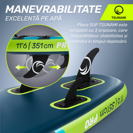 Placă SUP TSUNAMI Paddle Board 350 cm T14