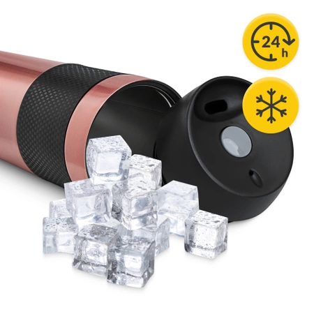 Cana termică Mountain Goat TRAVEL 450 ml roz