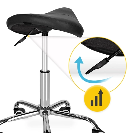 Scaun pivotant de tip șa pentru masaj ERGO