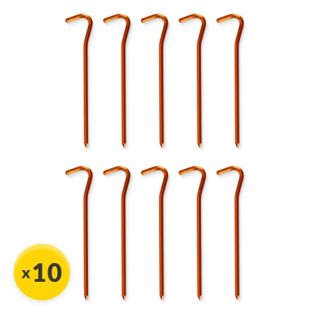 Cuie de cort din aluminiu 10 buc.