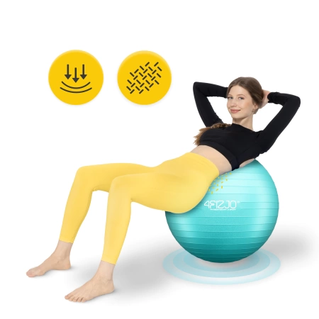 Minge gonflabilă de gimnastică pentru fitness 65 cm