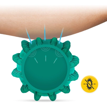 Minge de masaj senzorială cu vârfuri