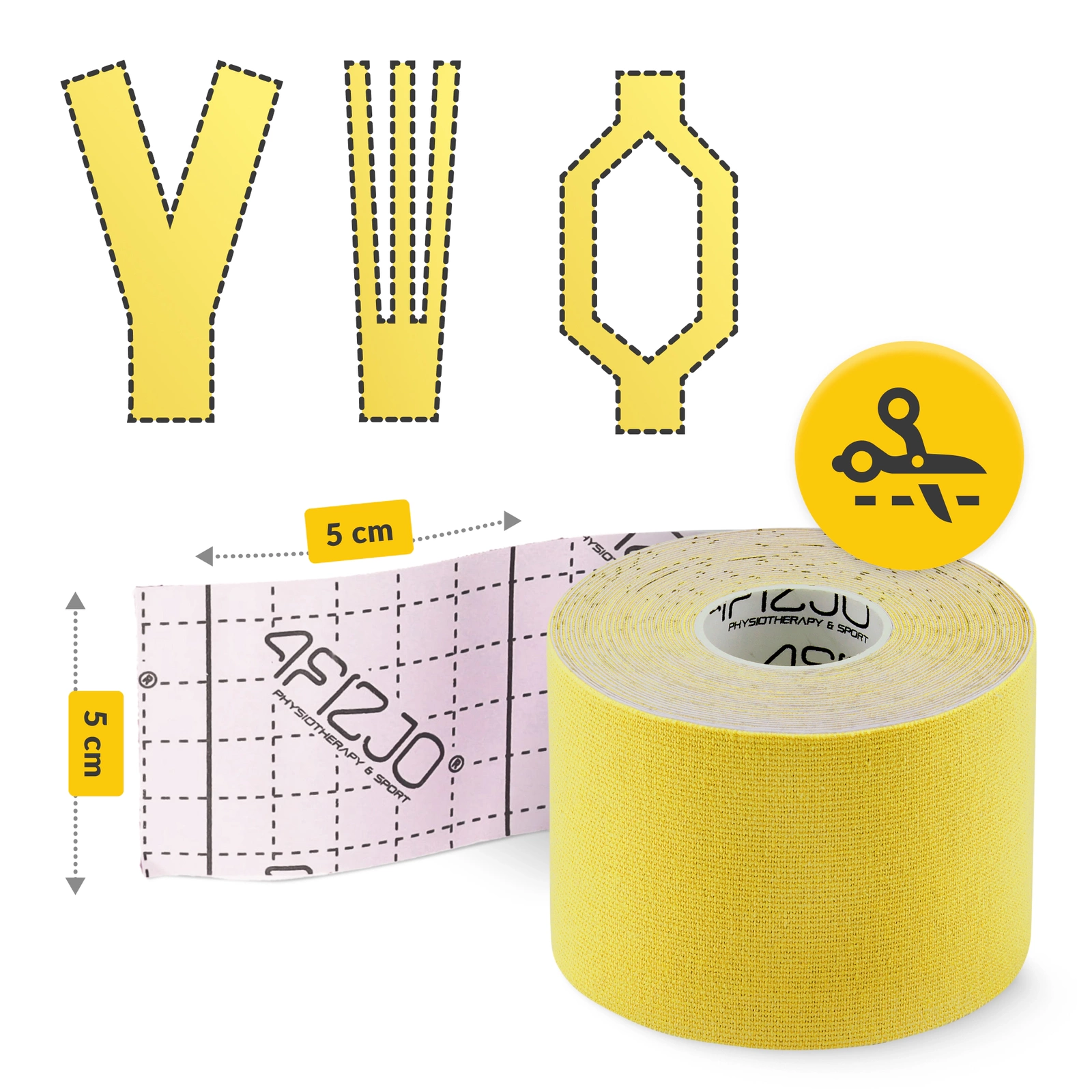 Bandă Kinesiotaping 5 cm x 5 m