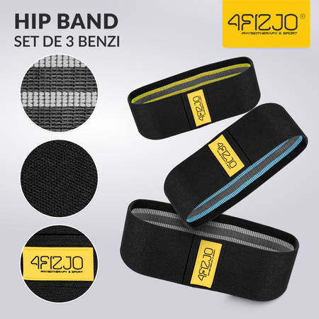 Set de benzi textile HIP BAND