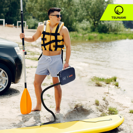 Pompă electrică pentru placa SUP TSUNAMI cu acumulator