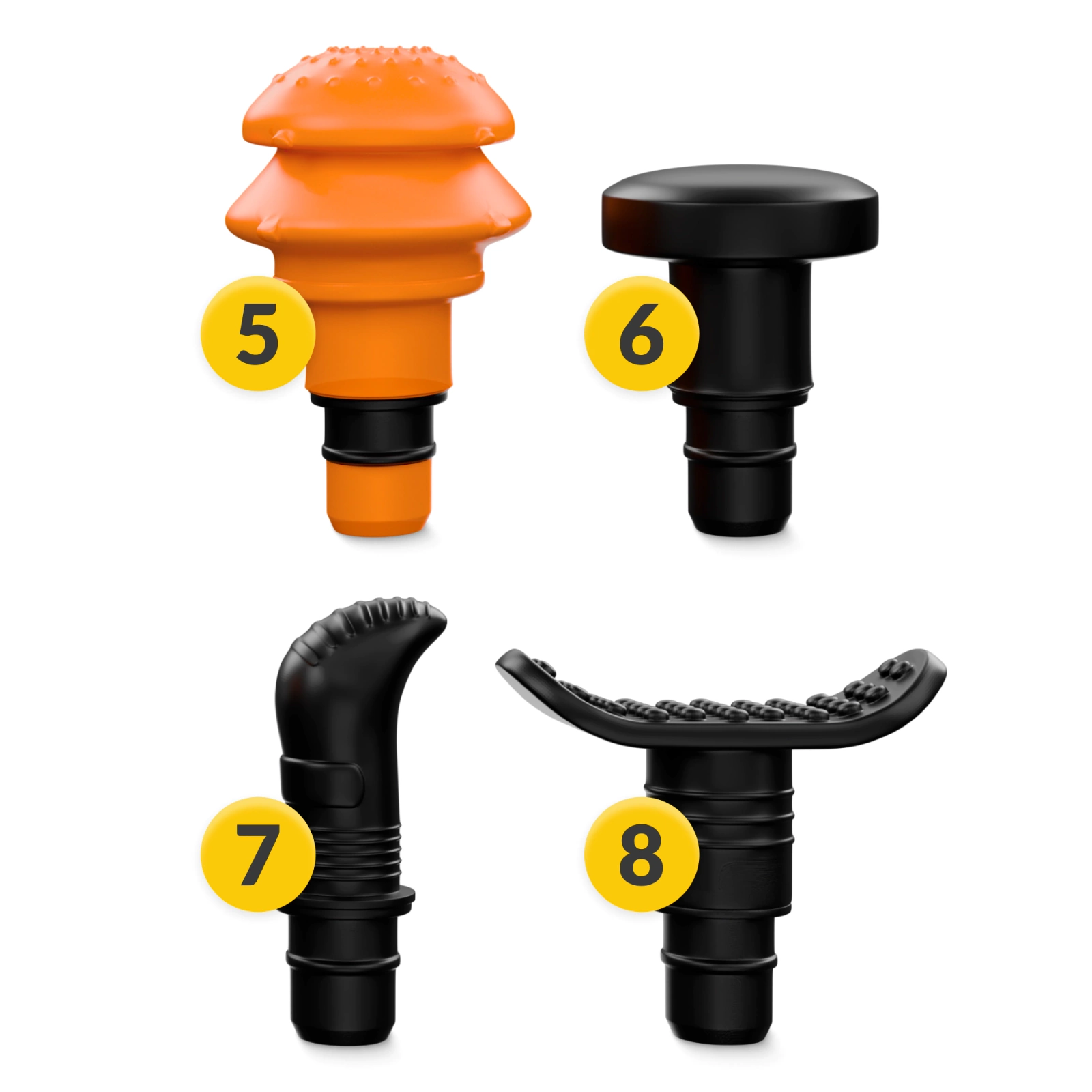 Set de 8 piese de mână pentru pistol de masaj