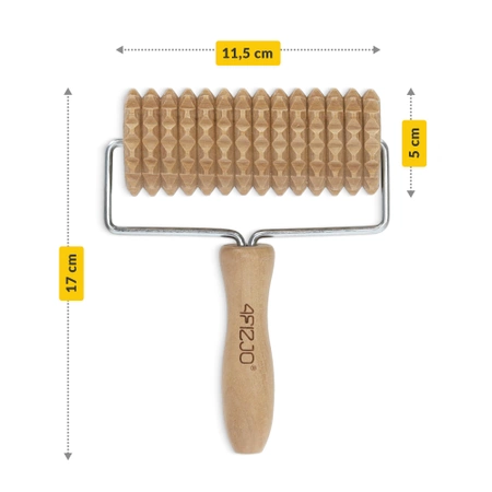 Roller pentru masaj din lemn
