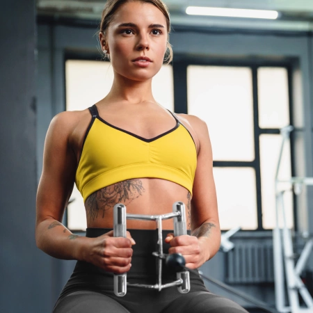 Mâner dublu triunghiular pentru tracțiuni