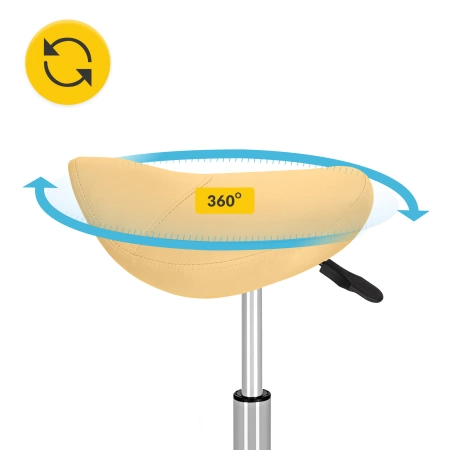 Scaun pivotant de tip șa pentru masaj ERGO