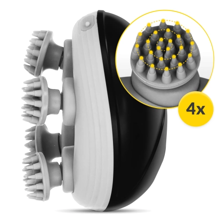 Aparat de masaj electric pentru cap, rezistent la apă