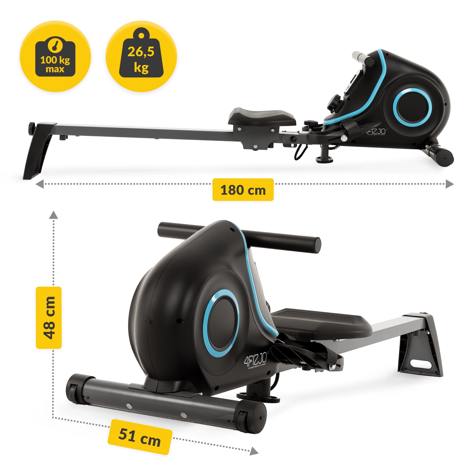 Ergometrul magnetic pentru vâsle EVO+