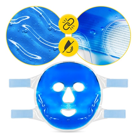 Mască facială reutilizabilă cu gel cald și rece