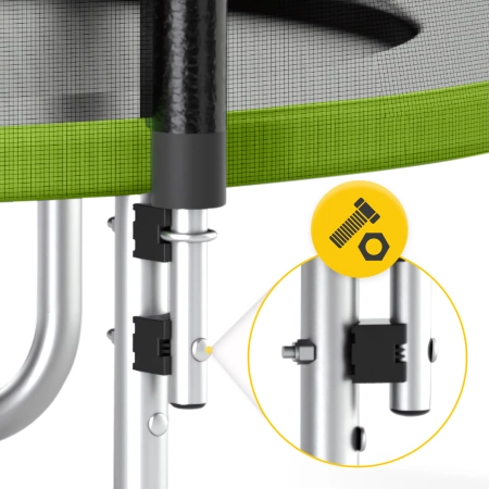 Trambulină de grădină pentru copii CLASSIC 374 cm 12FT