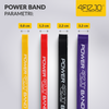 Set de 4 elastice de rezistență POWER BAND