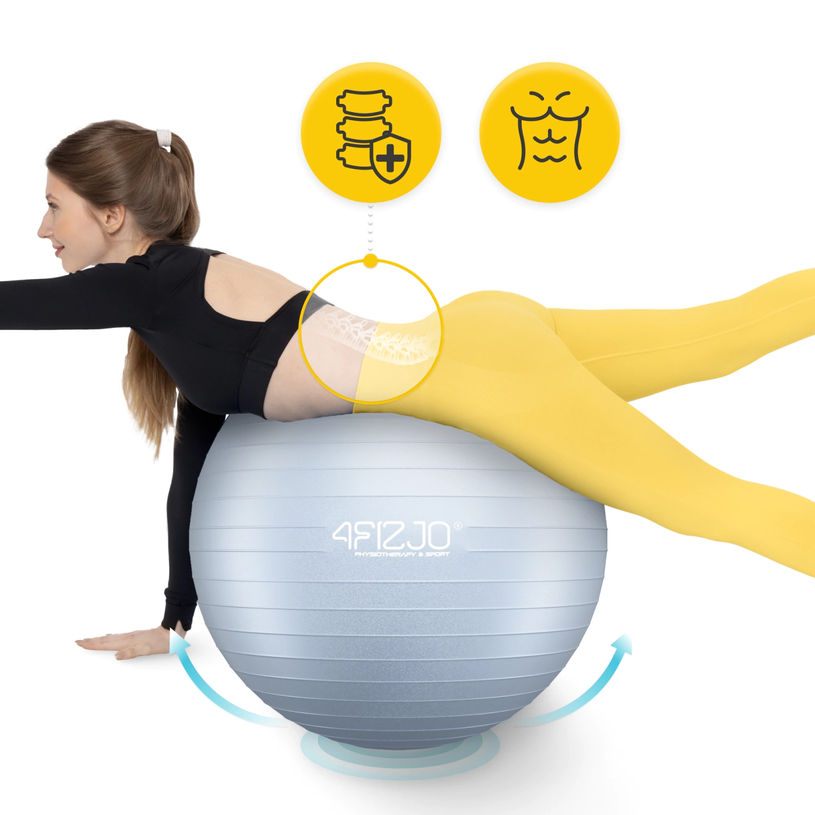 Minge de gimnastică gonflabilă 85 cm