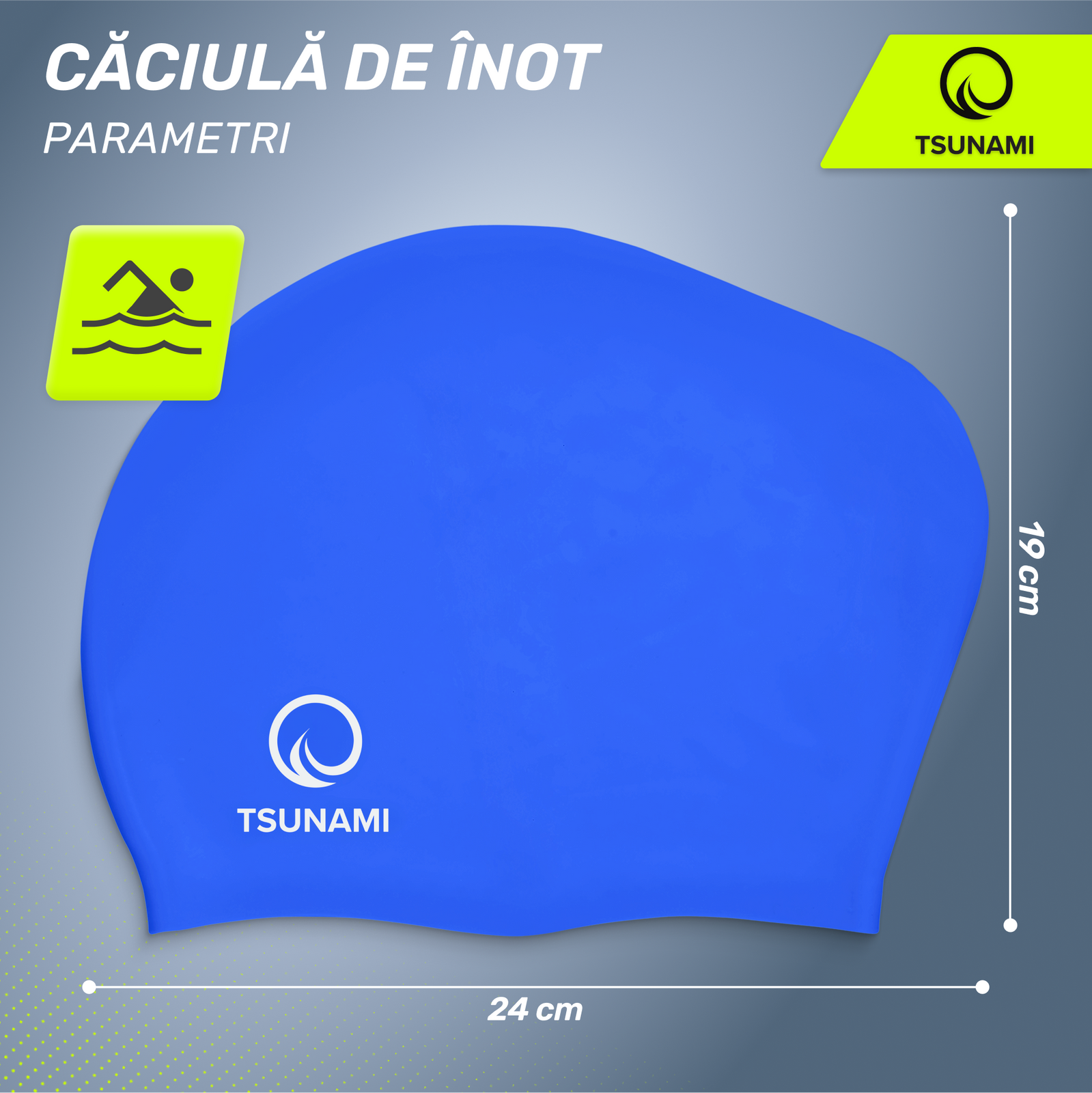 Căciulă de înot unisex pentru piscină