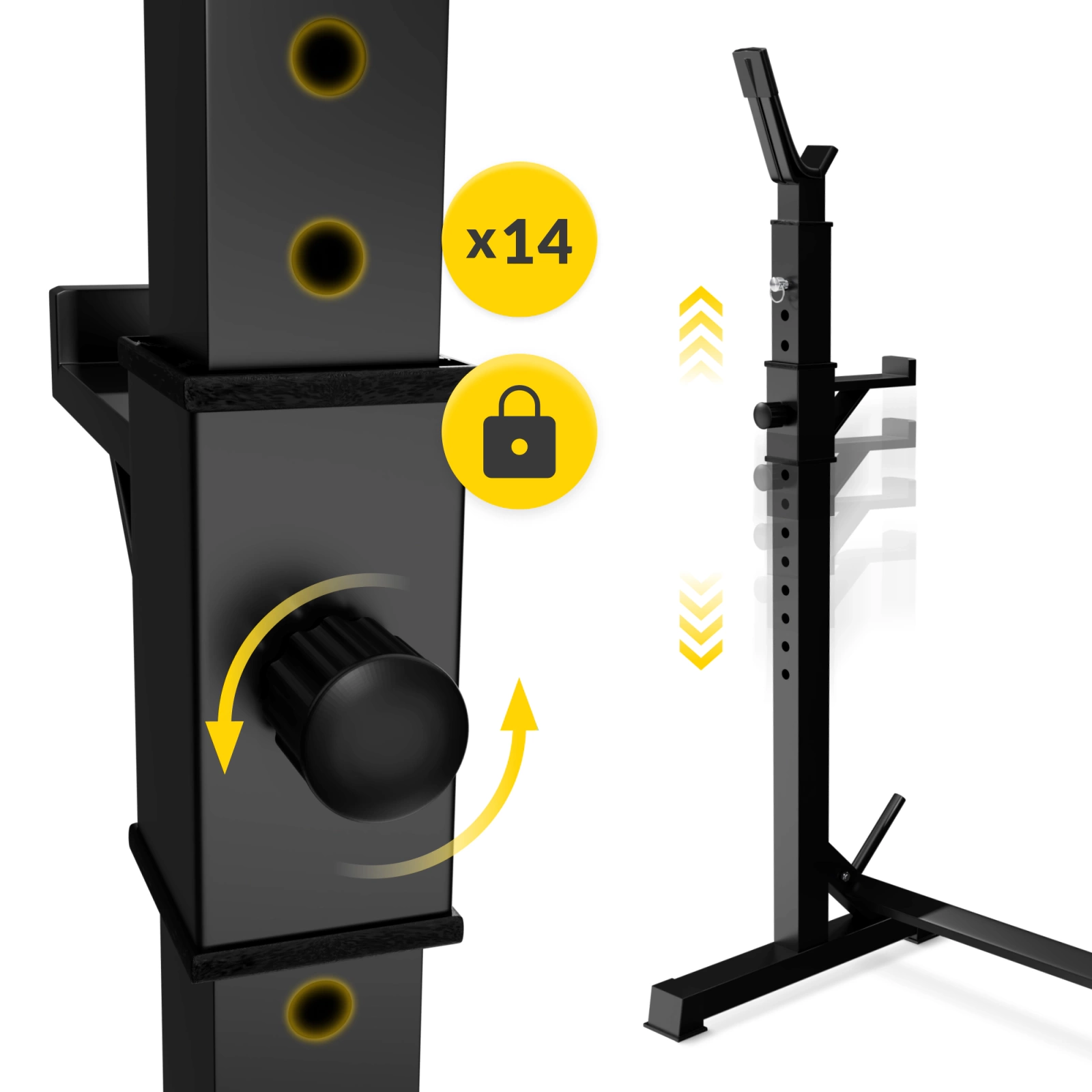 Suport de barbell reglabil PRO