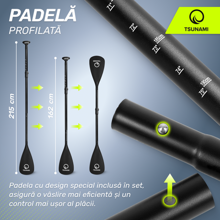 Placă SUP TSUNAMI Paddle Board 350 cm T14