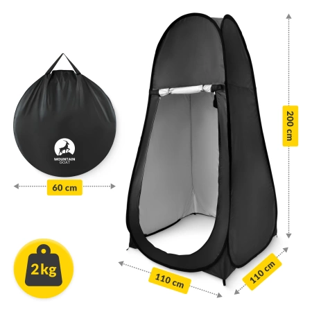 Cort pentru schimbat Mountain Goat negru