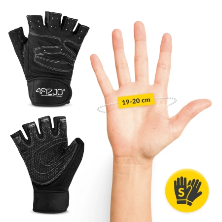 Mănuși de antrenament cu susținere pentru încheietură mărimea S