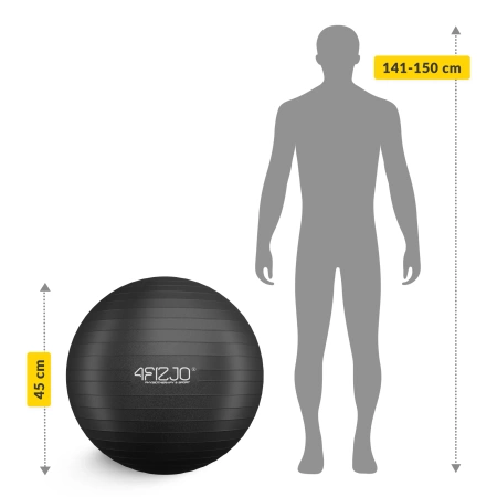 Minge gonflabilă de gimnastică pentru fitness 55 cm