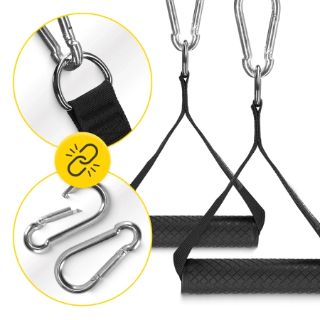 Mânere din cauciuc pentru tracțiuni 2 bucăți