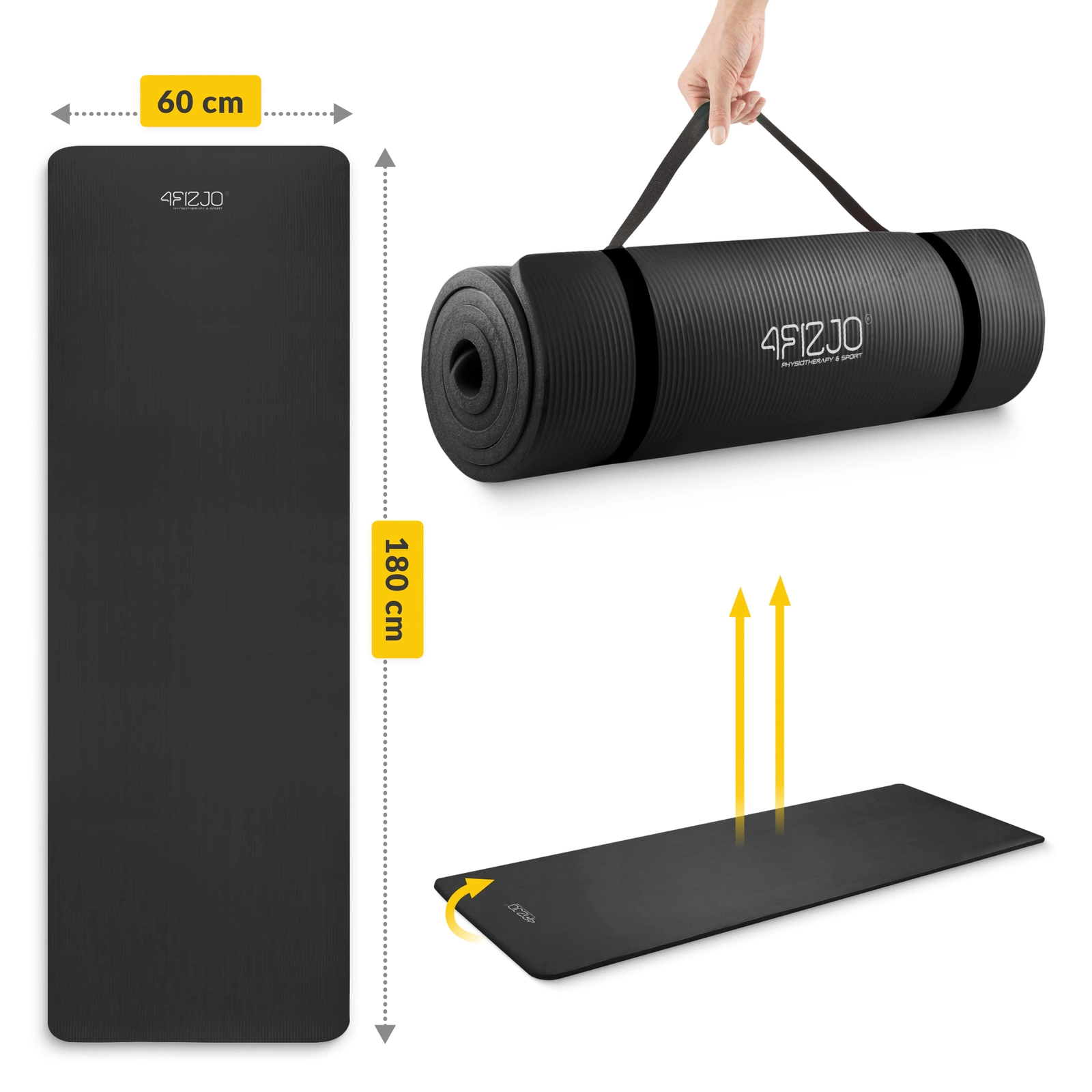 Saltea de exerciții NBR 1,5 cm