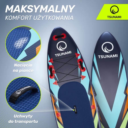 Placă SUP TSUNAMI Paddle Board 320 cm T08