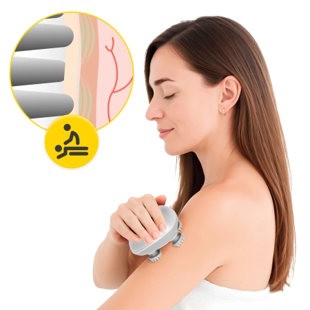 Aparat de masaj electric pentru cap, rezistent la apă