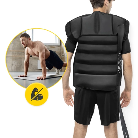 Vesta de compresie pentru drenaj limfatic C6