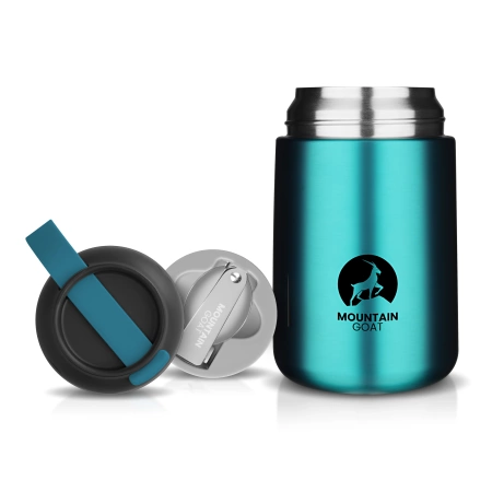 Termos pentru prânz din oțel inoxidabil 720 ml acvamarin