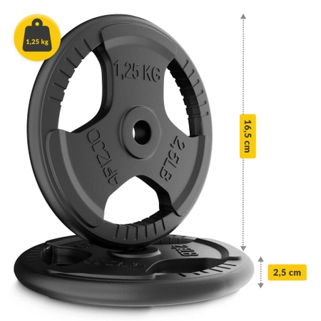 Greutate din fontă 2 x 1,25 kg