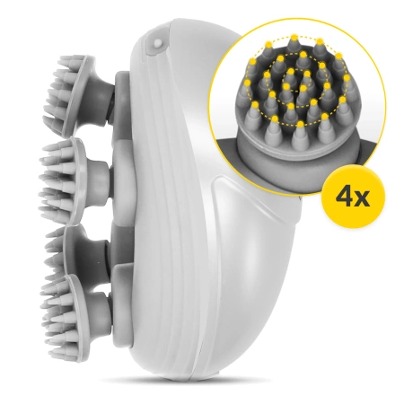 Aparat de masaj electric pentru cap, rezistent la apă