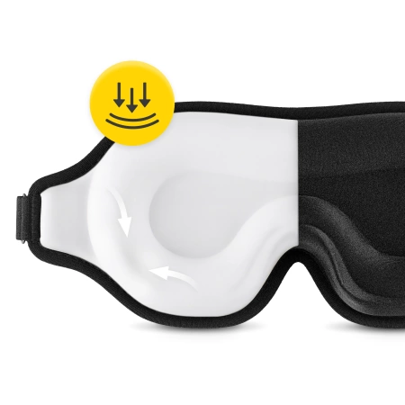 Mască de dormit 3D din mătase