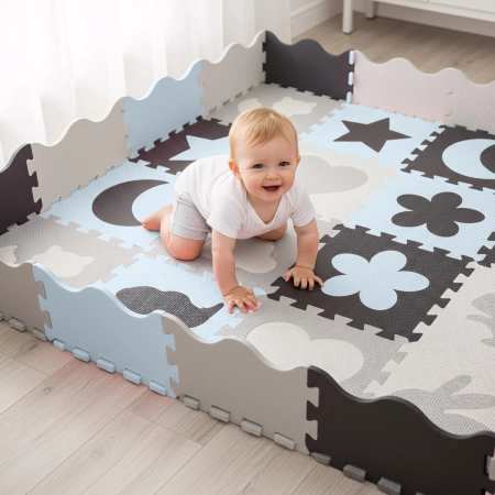 Set de puzzle din spumă 150x150 - „Animale”