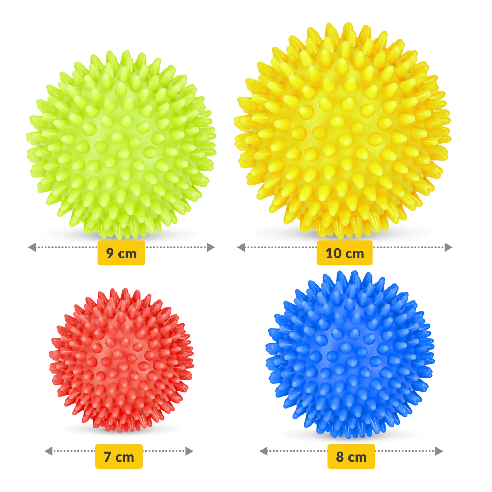 Mingi senzoriale pentru acupresură 4 buc.