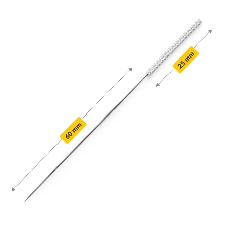Ace de acupunctură cu ghid 100 buc. 0,25 x 60 mm
