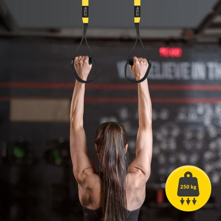 Curele de antrenament, benzi de exerciții TRX galbene